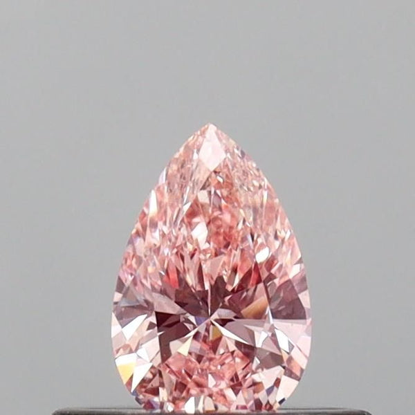 Pear Lab Grown Diamond 0.30ct (Fancy Intense Pink, Clarity VS1, IGI)