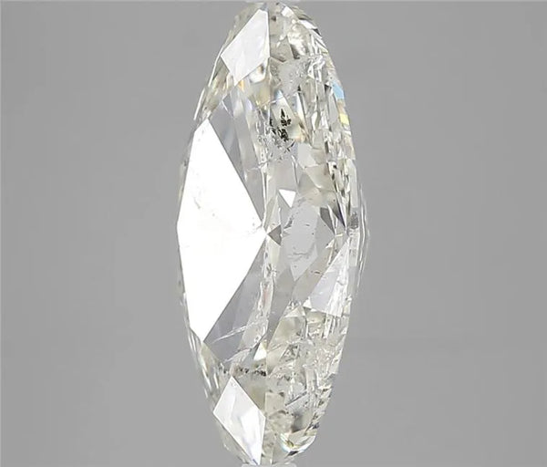 ពេជ្រធម្មជាតិរាងពងក្រពើ 5.01ct (ពណ៌ I, Clarity SI2, IGI)