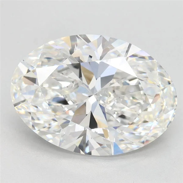 4.38ct Oval Lab Grown Diamond (Colour E, Clarity IF, IGI)