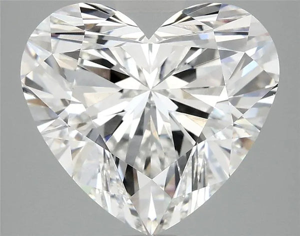 4.83ct Heart Lab Grown Diamond (Colour D, Clarity VVS2, IGI Certified)