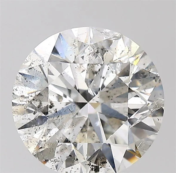 4.01ct Round Natural Diamond (Colour H, Clarity I1, Cut EX, IGI Certified)
